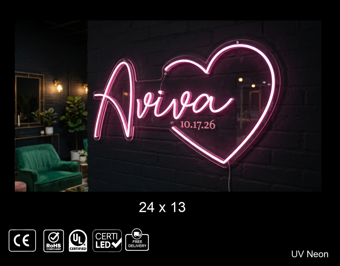 Updated custom neon sign for Shawn Aversa