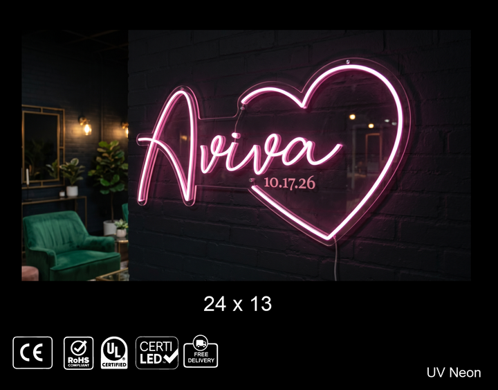 Updated custom neon sign for Shawn Aversa