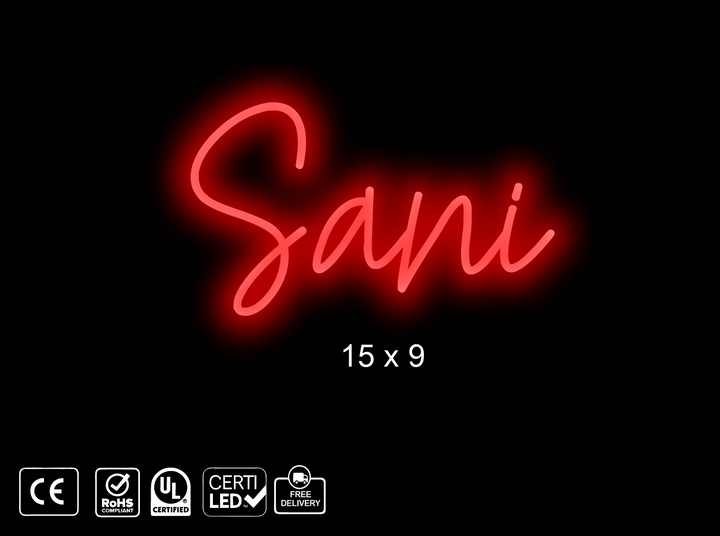 Custom neon sign for A. Hssanim