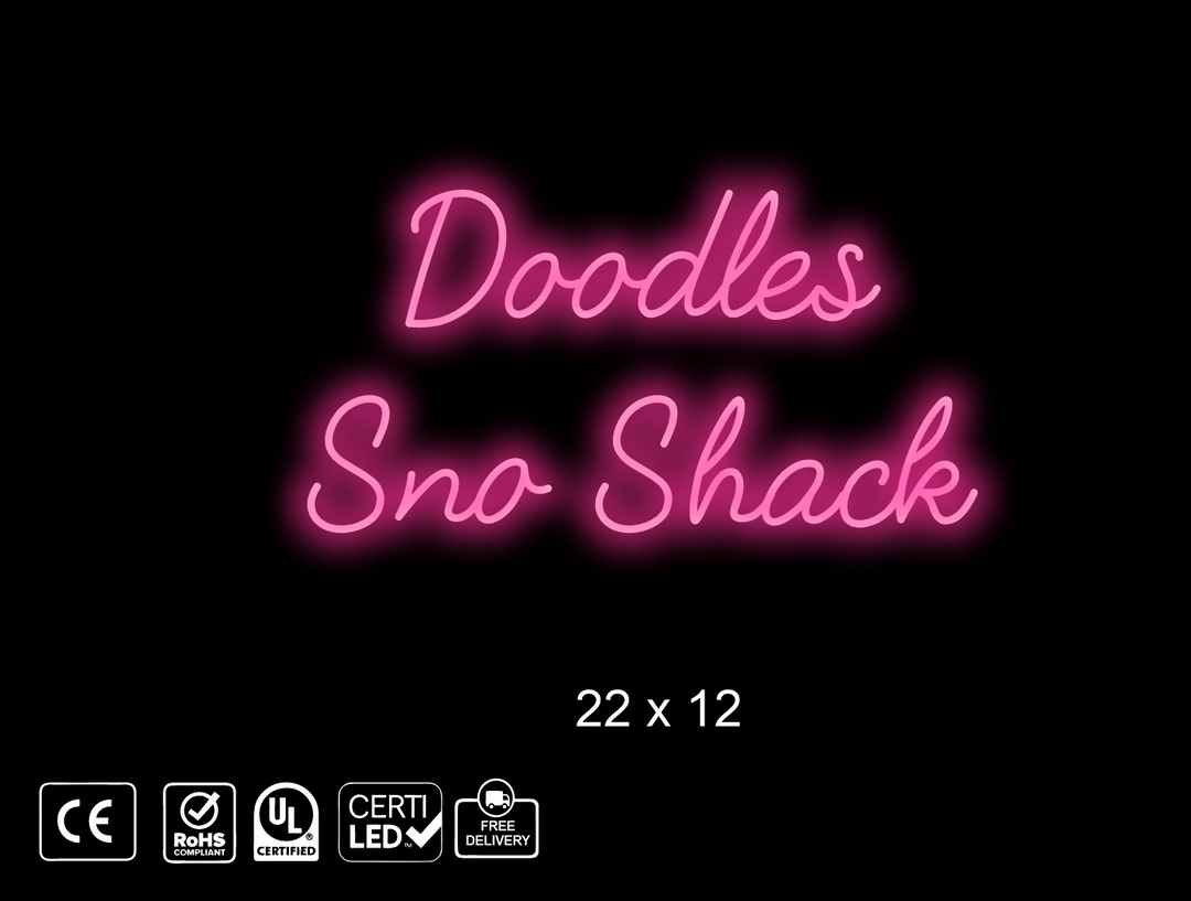 Custom neon sign for Noelle Parker
