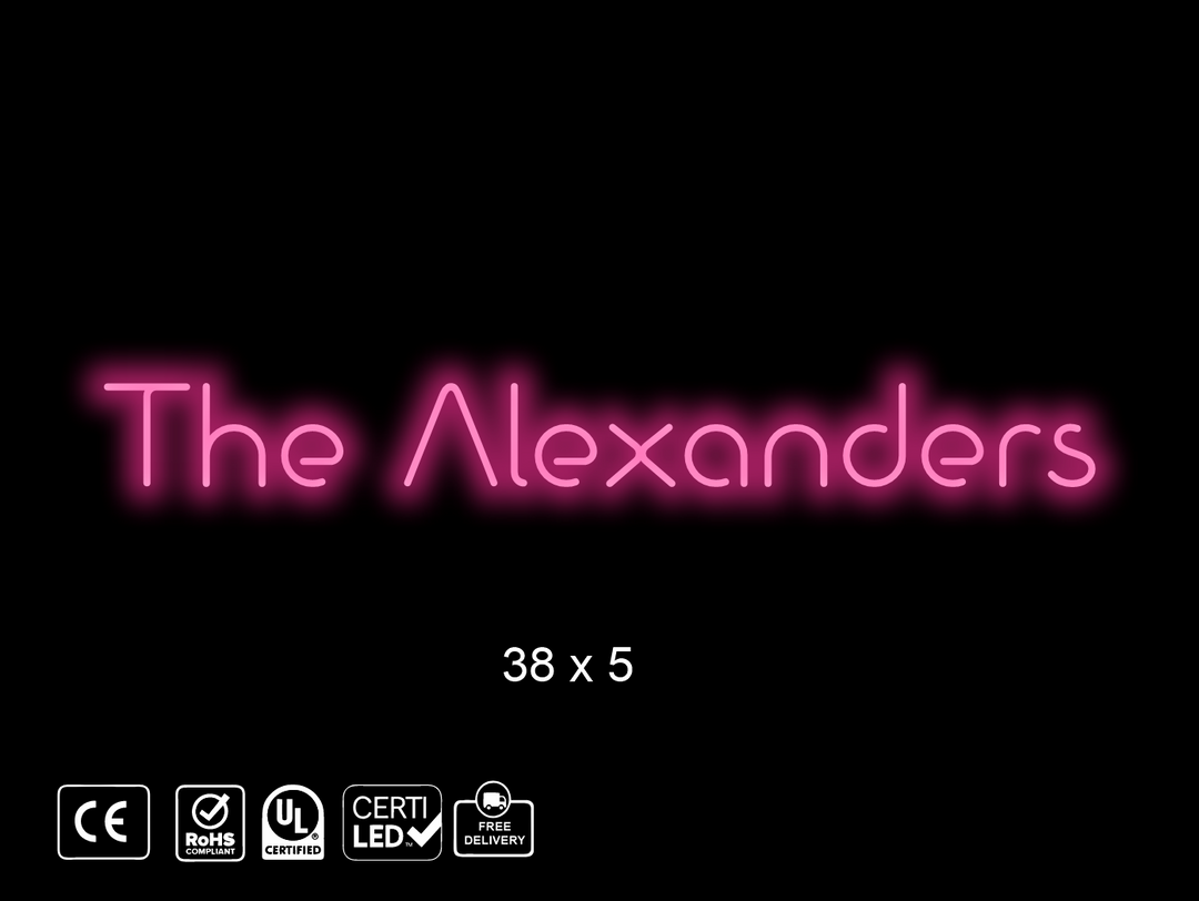 Custom Neon sign for Pelzca