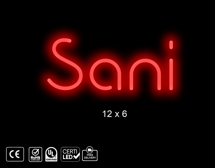 Custom neon sign for A. Hssanim