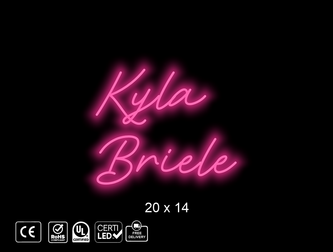 CUSTOM NEON SIGN FOR Chelzgln09