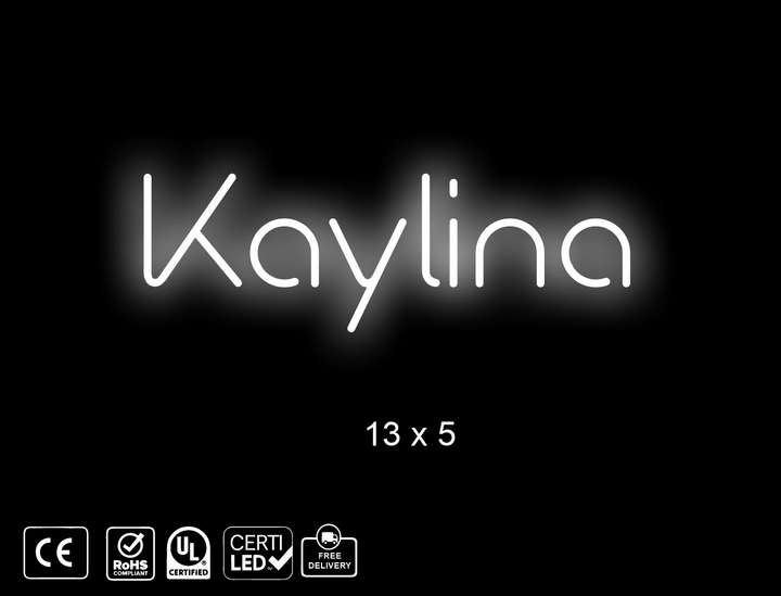 Custom neon sign for kaunti