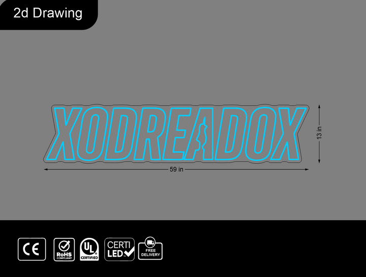 Custom Neon sign for Ayo Beckley