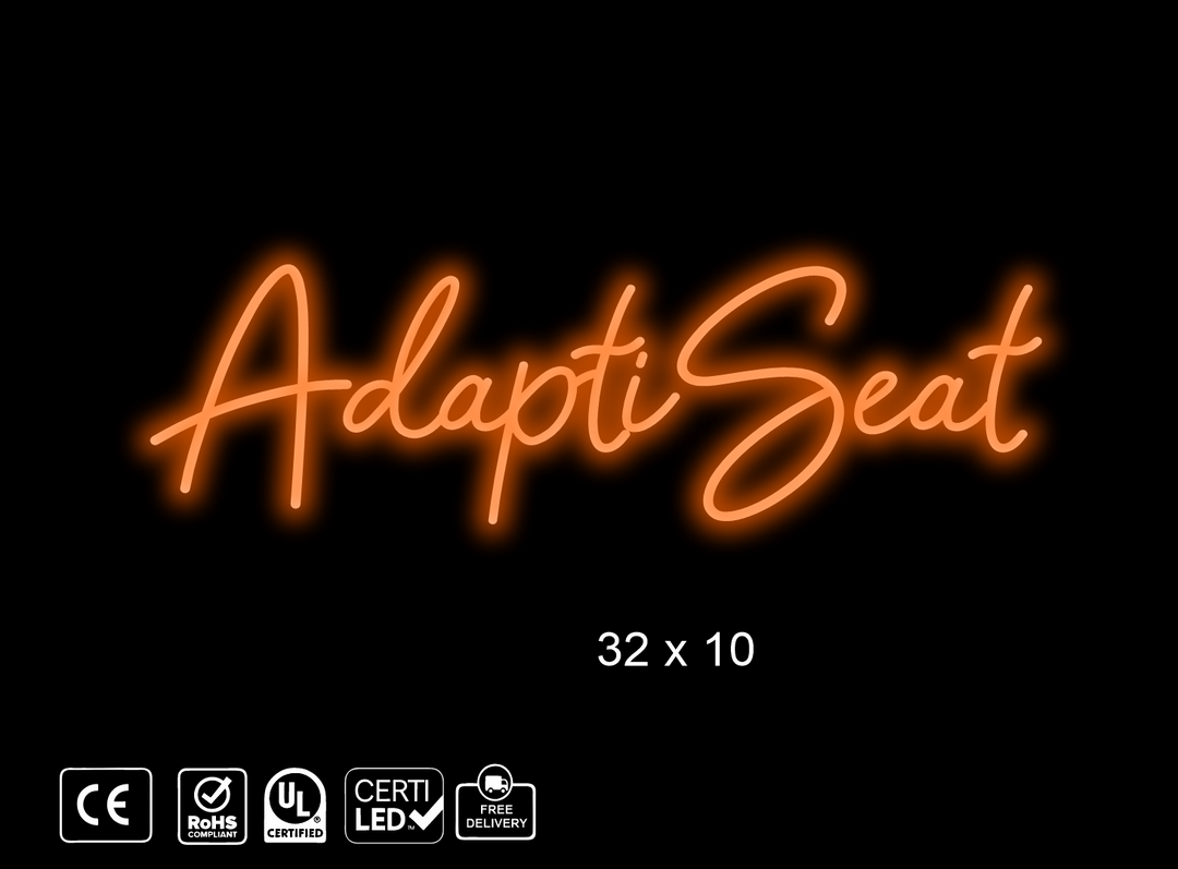 Custom Neon sign for AdaptiSeat