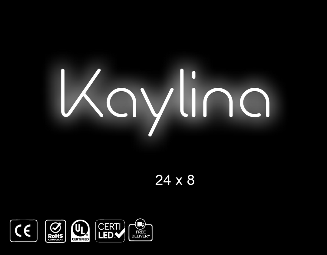 Custom neon sign for kaunti