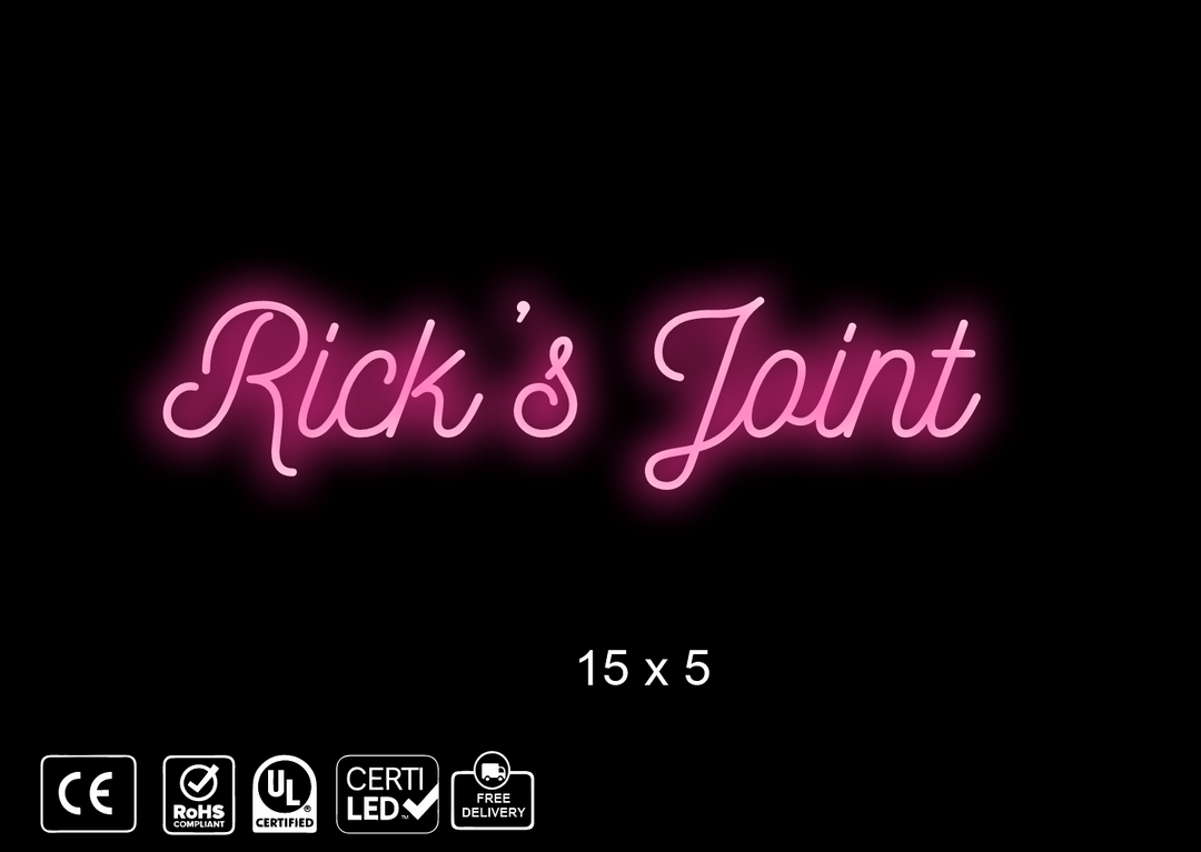 Custom Neon sign for Rich Marandola