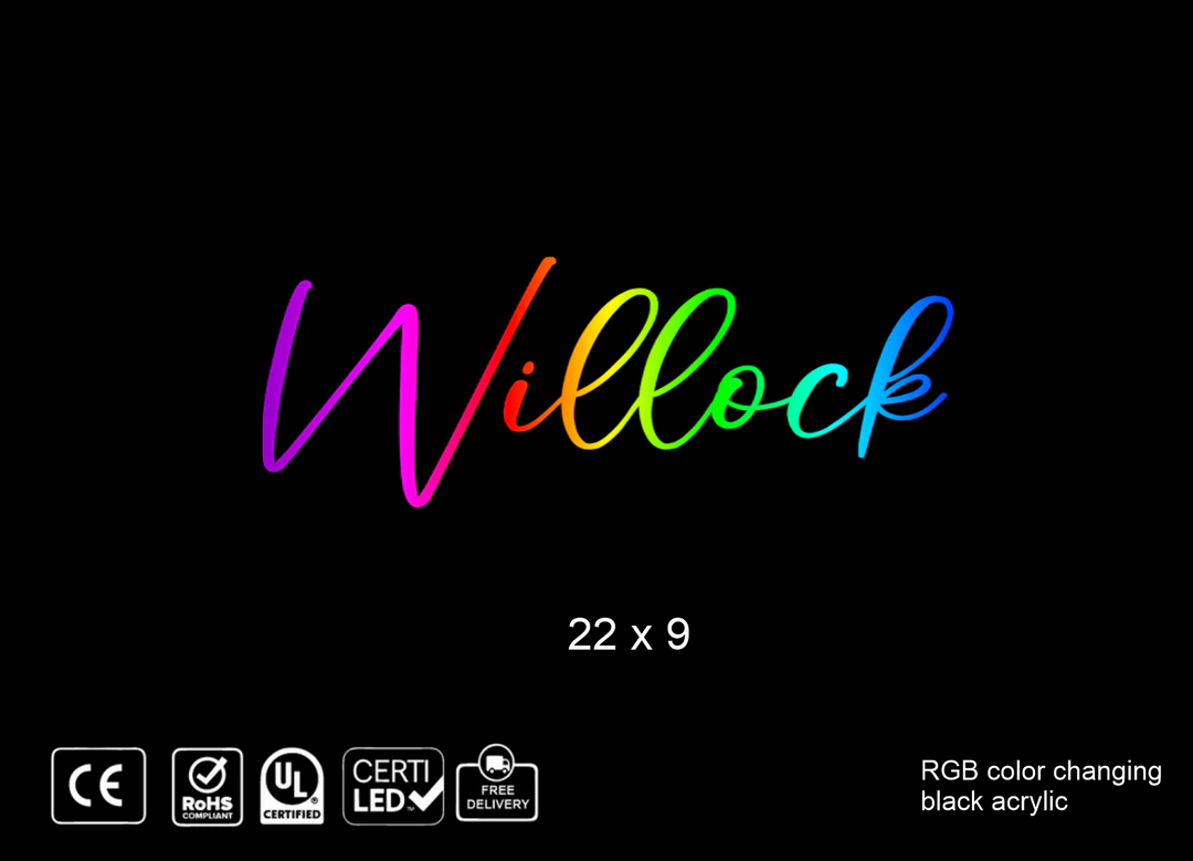 Custom Neon sign for  Lisa Willock