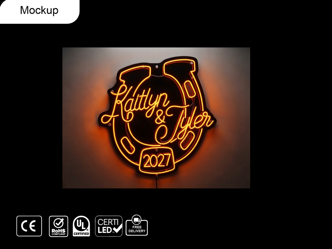Custom Neon sign for Tyler Koss (36"W x 36"H)