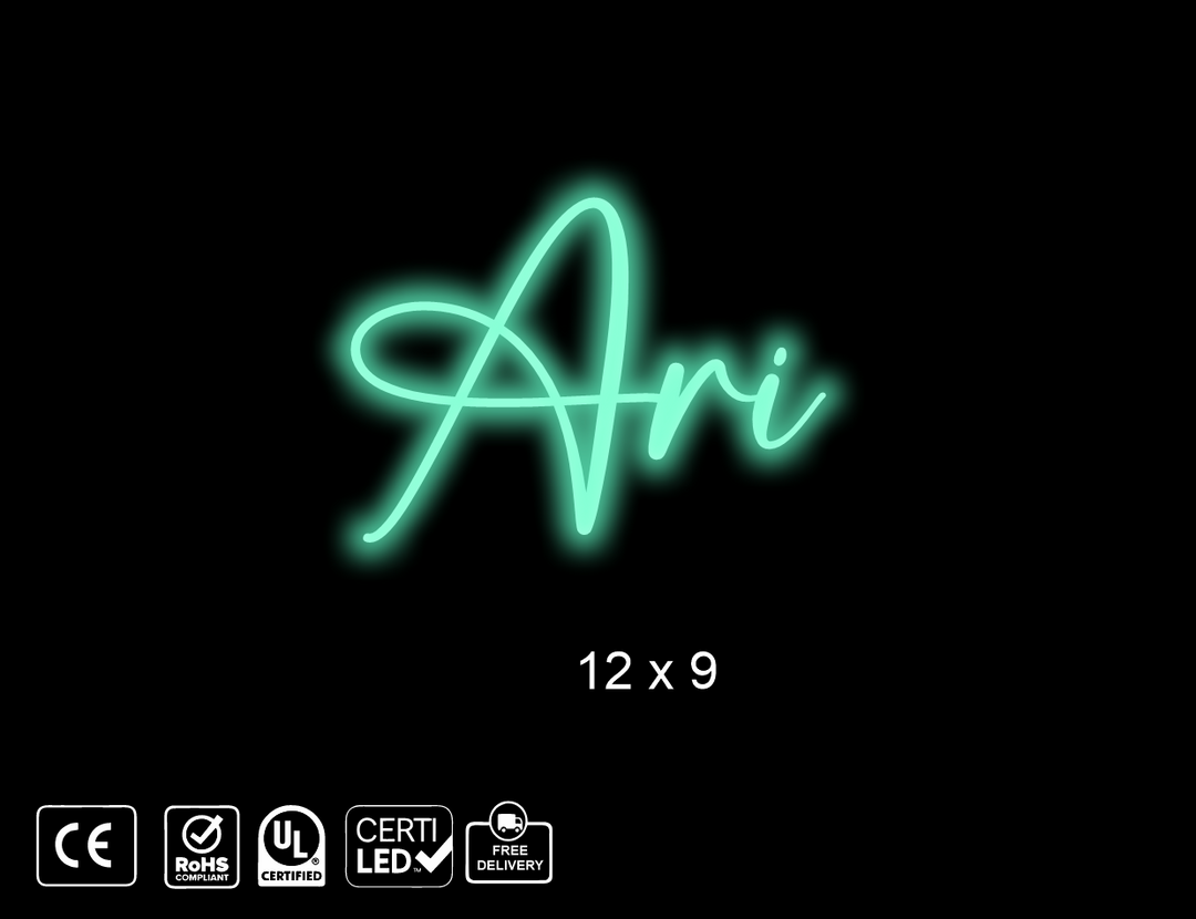 Custom Neon sign for N. Andrews