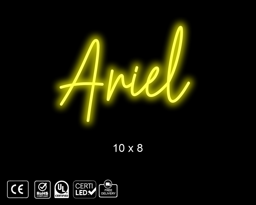 Custom Neon sign for Ariel