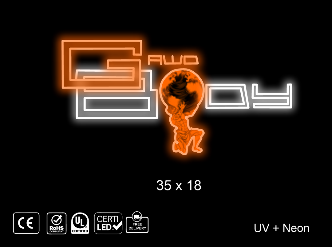 Custom Neon sign for LaKeivion Isaac