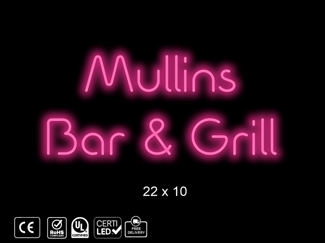 Custom Neon sign for David Mulder
