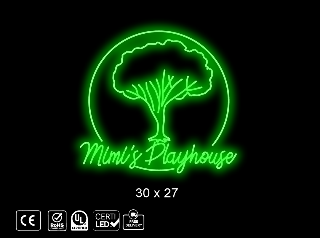 Custom Neon sign for Martinique Haworth