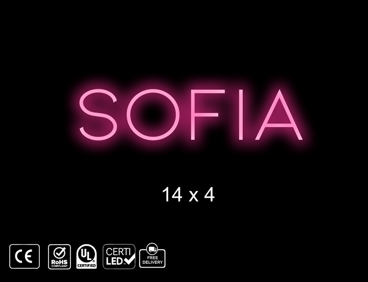 Custom Neon sign for Sofia