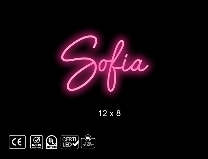 Custom Neon sign for Sofia