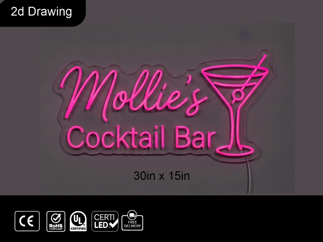 Custom Neon sign for Mark