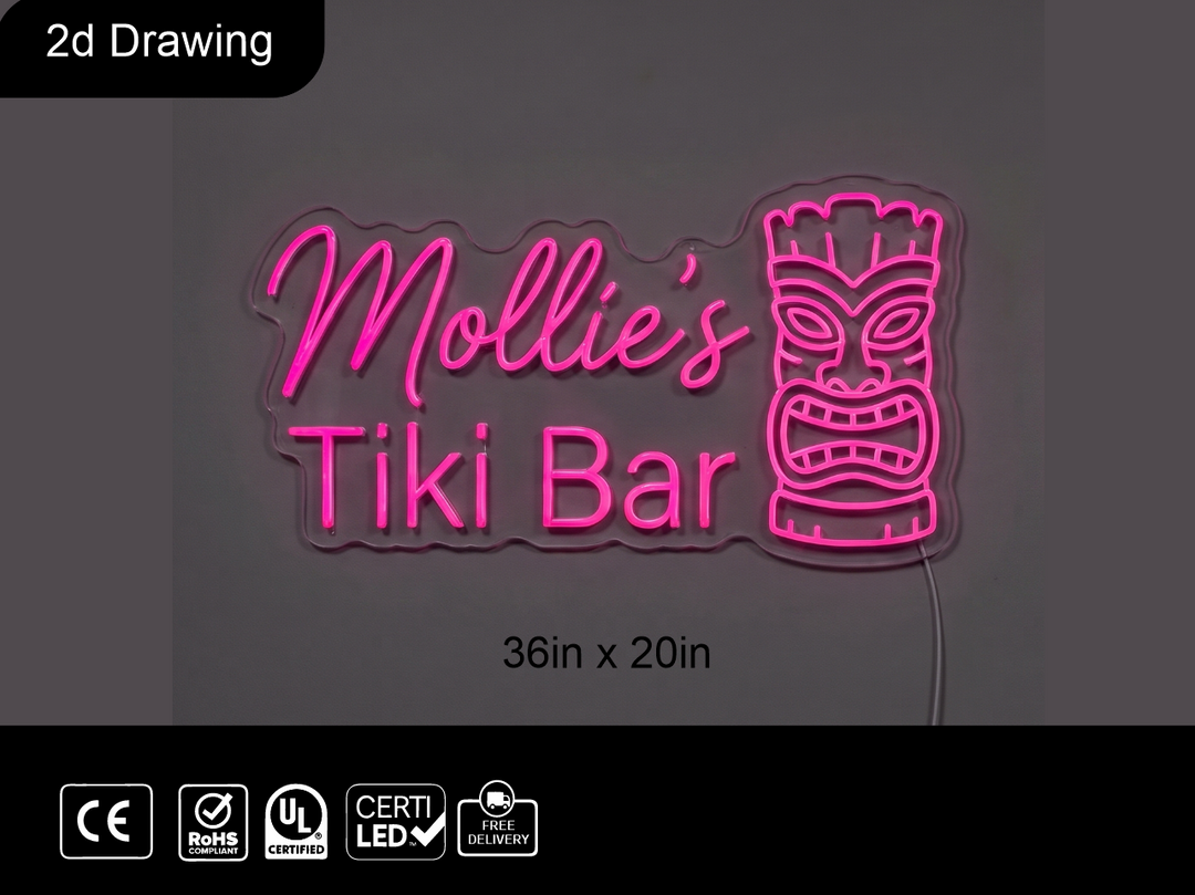 Custom Neon sign for Mark