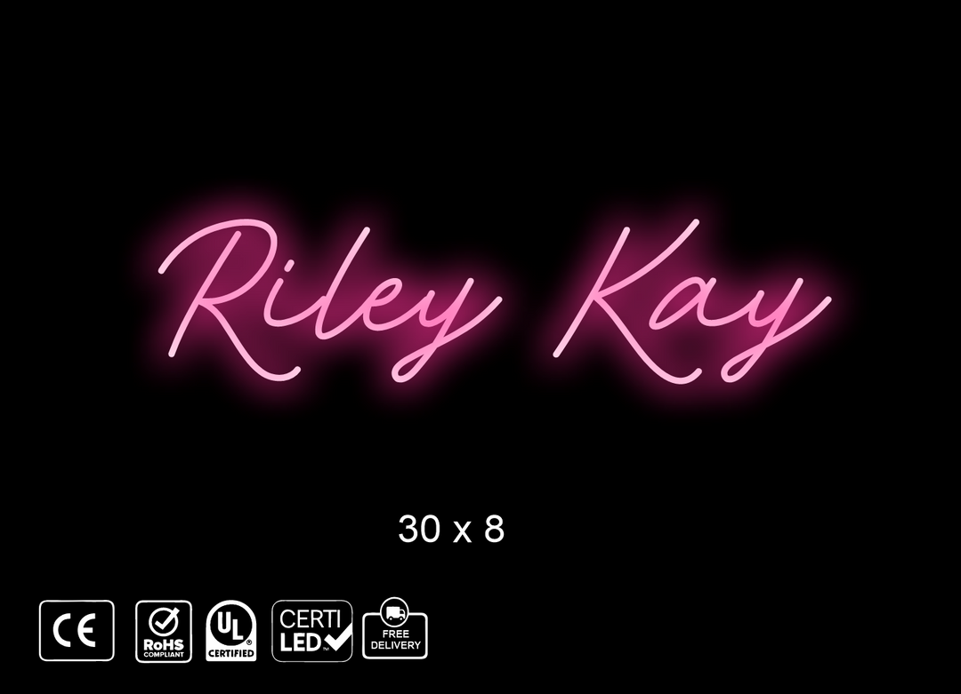 Custom Neon sign for Kimberly James