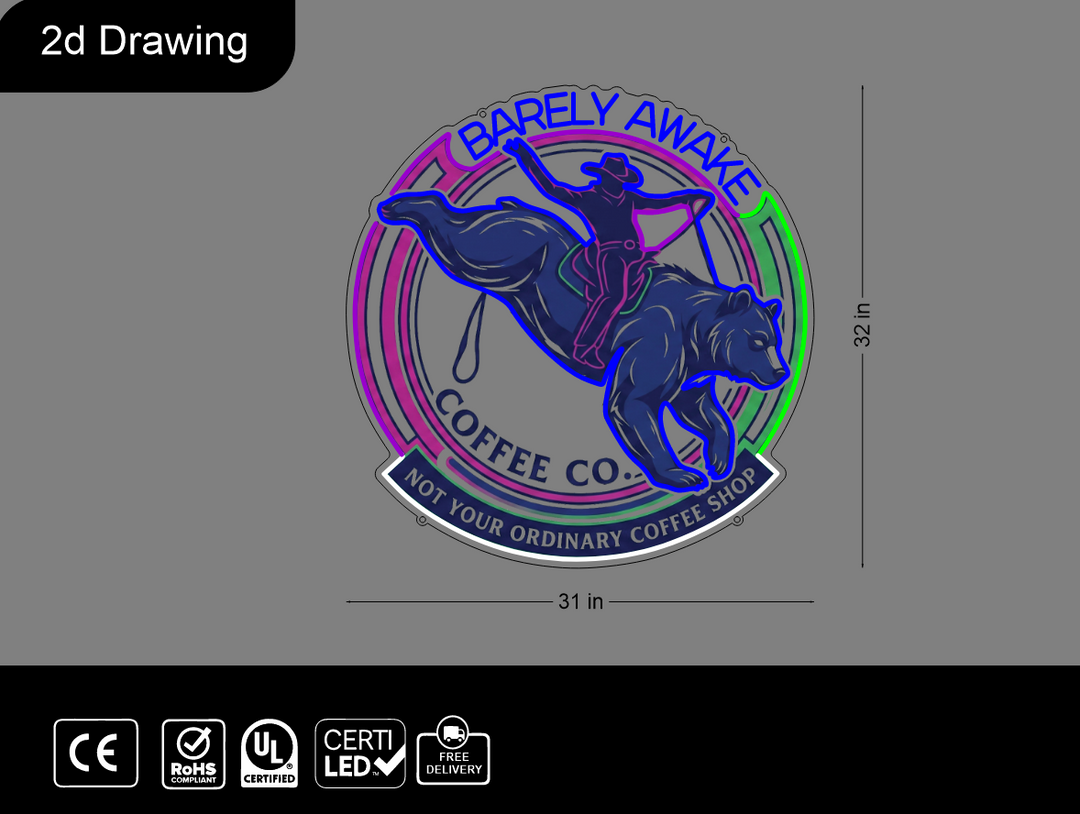 Custom Neon sign for Rock Hill