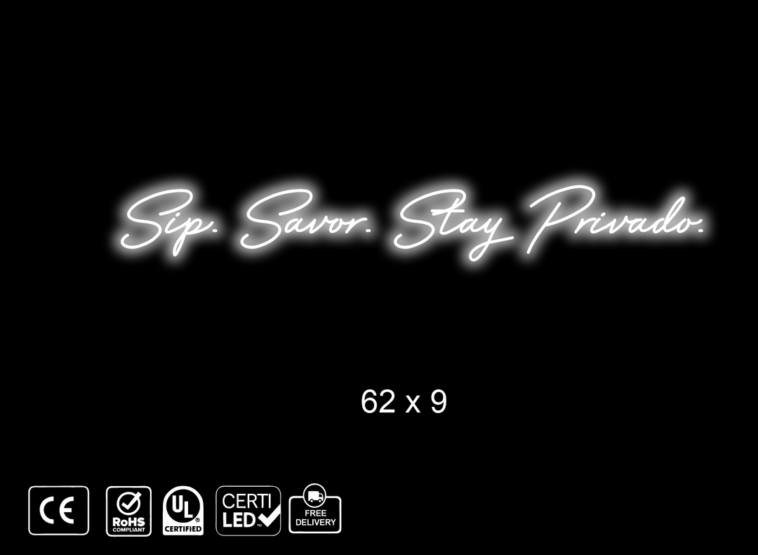 Custom Neon sign for Privado Bar