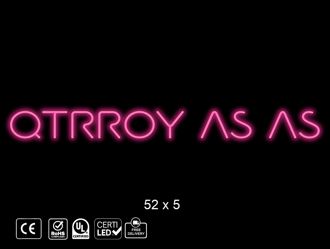 CUSTOM NEON SIGN FOR Lracquel35