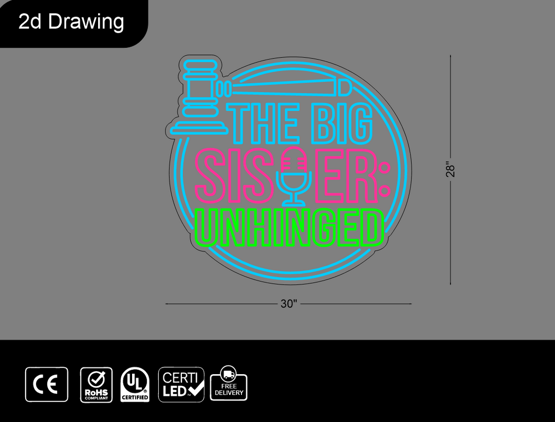 Custom Neon sign for Christine Russo