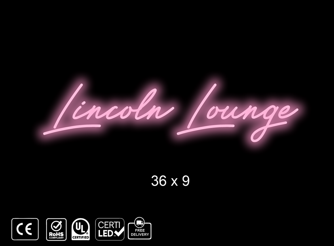 Custom Neon sign for Lewis Construction