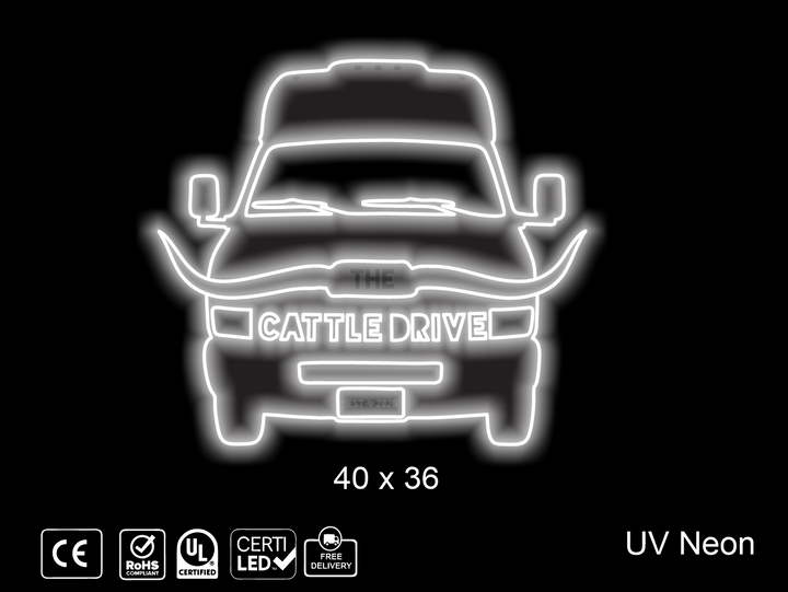 Custom Neon sign for Luke Clardy