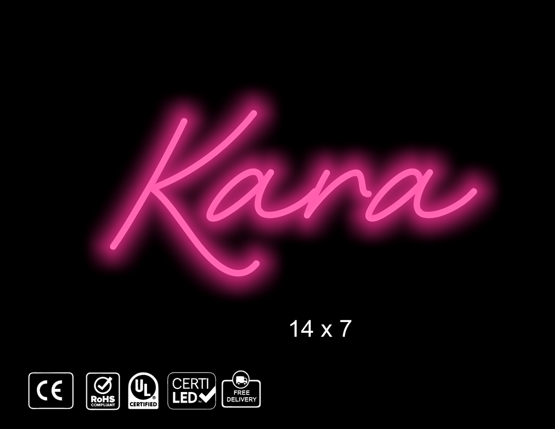 Custom neon sign for Melissa Parete
