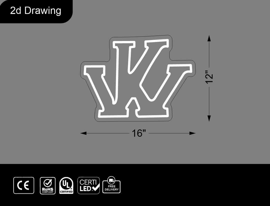 Custom Neon sign for Kenny Walker