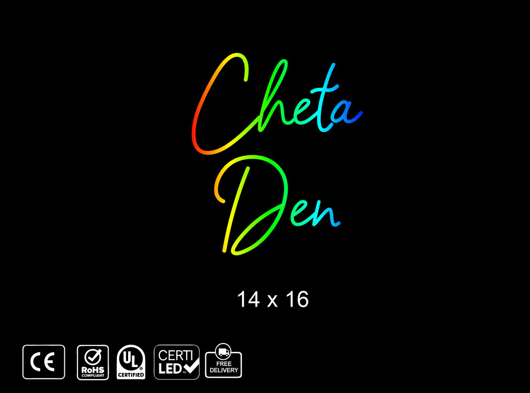 Custom Neon sign for Cheta