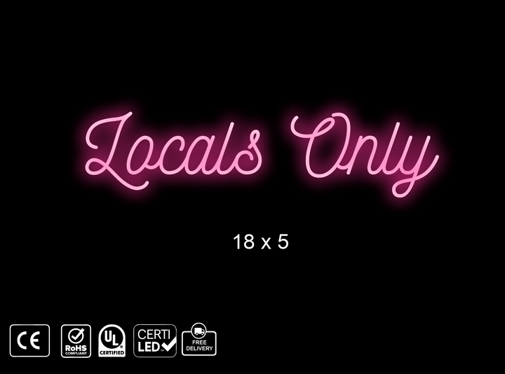 Custom Neon sign for L.H. Smith