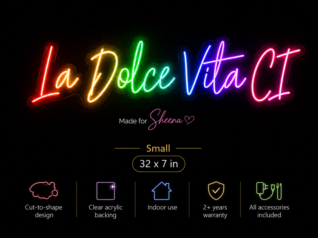Custom Neon Sign for Sheena