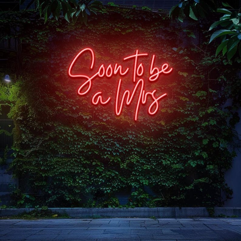 Soon to be a wedding LED Neon Sign by LEDNeons - Red 