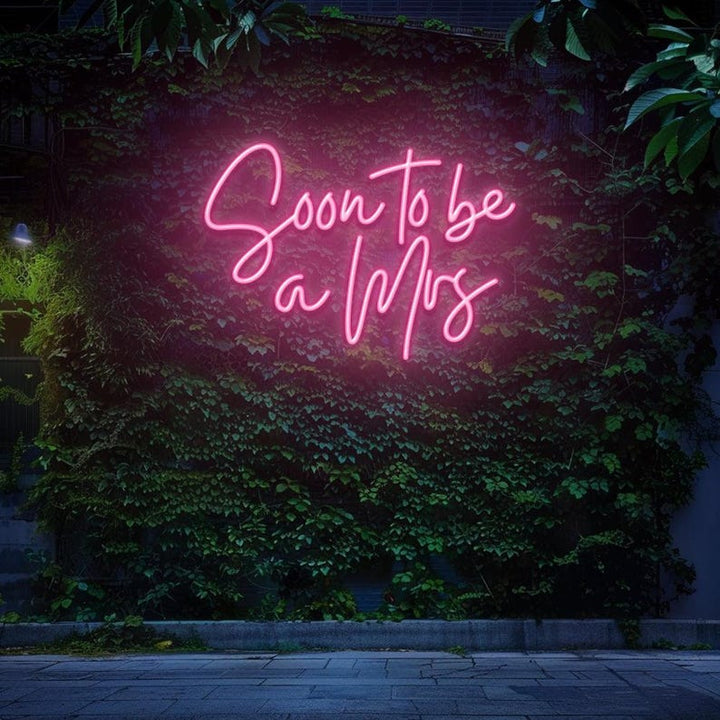 Soon to be a wedding LED Neon Sign by LEDNeons - Dark pink 