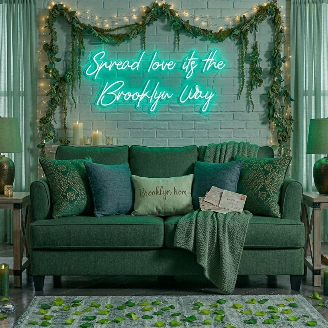 Spread Love It's The Brooklyn Way Valentine's Day LED Neon Sign by LEDNeons 