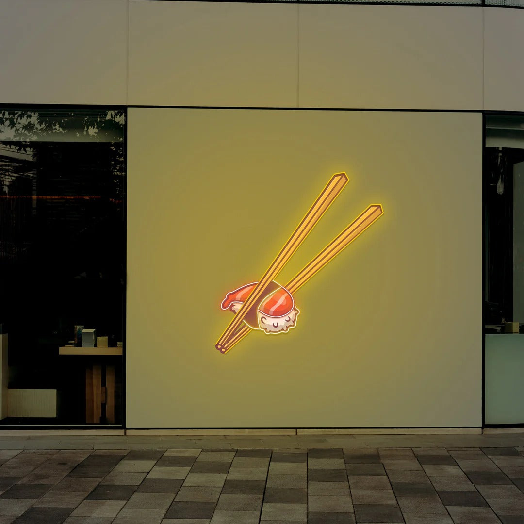 Sushi UV Light Neon Artwork by LedNeons.com 
