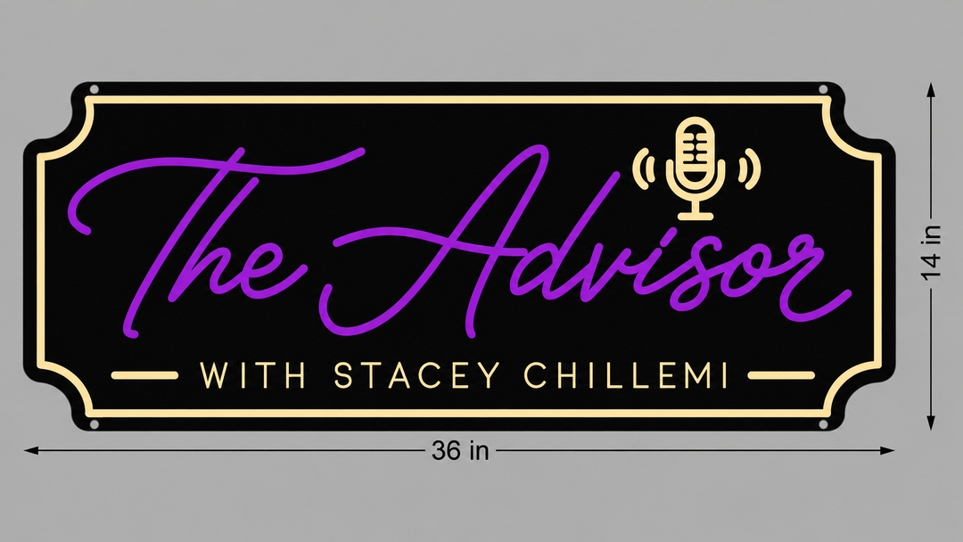 Custom neons sign for michael with black back