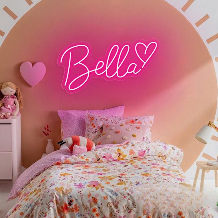 The Bella Name LED Neon Sign by LEDNeons 