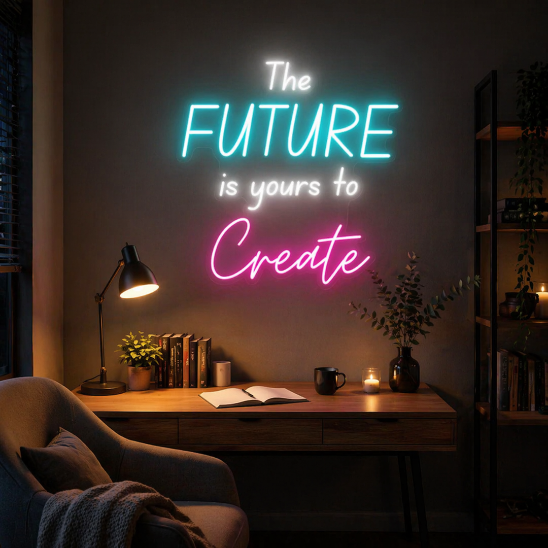 The Future is Yours to Create Home Neon Sign | LedNeons