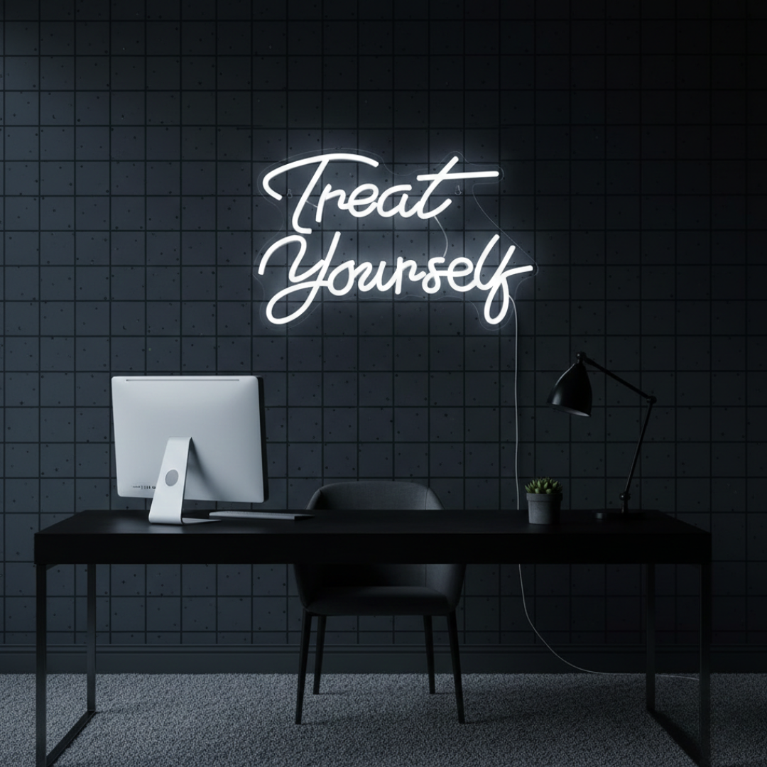 Treat Yourself LED Neon Sign by LEDNeons