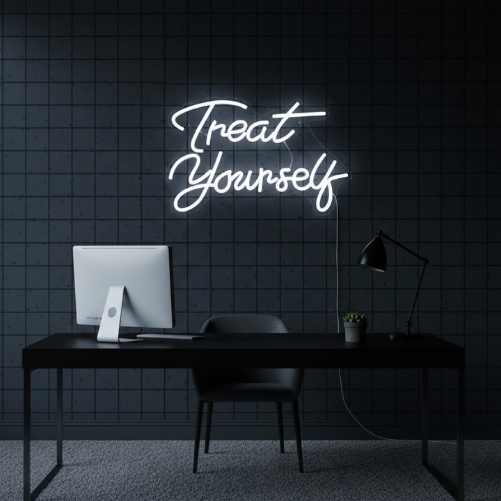 Treat Yourself LED Neon Sign by LEDNeons