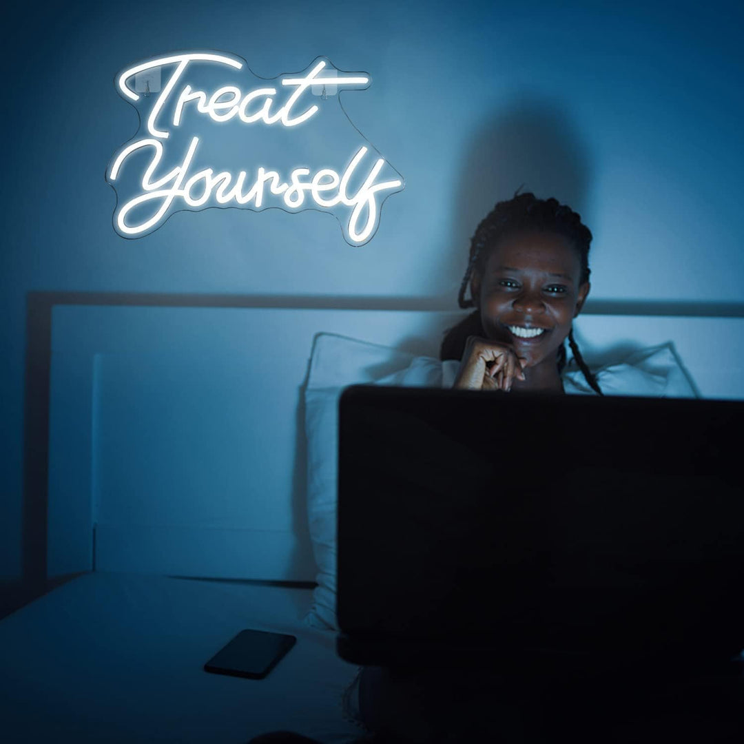 Treat Yourself LED Neon Sign by LEDNeons