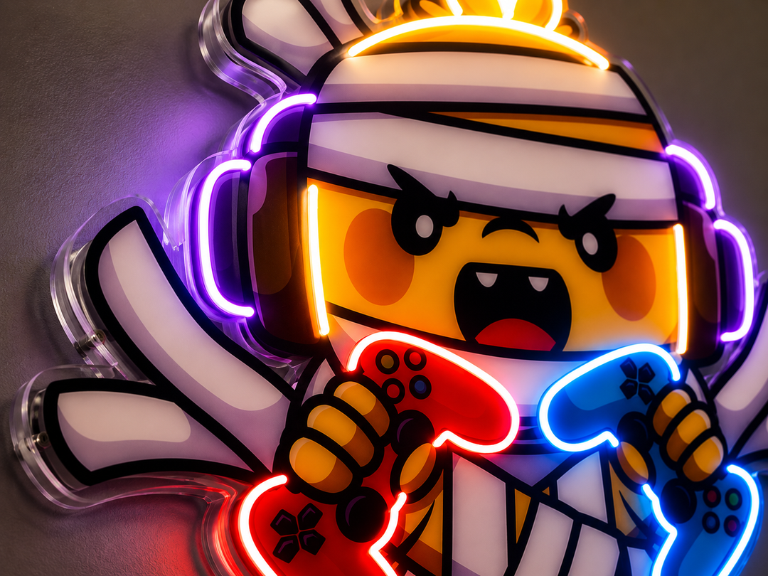 Mummy Gaming LED Neon Sign