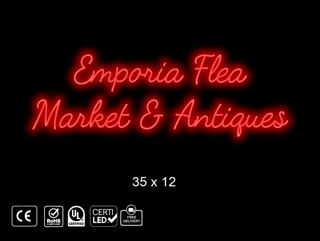 Custom Neon sign for KR Davis