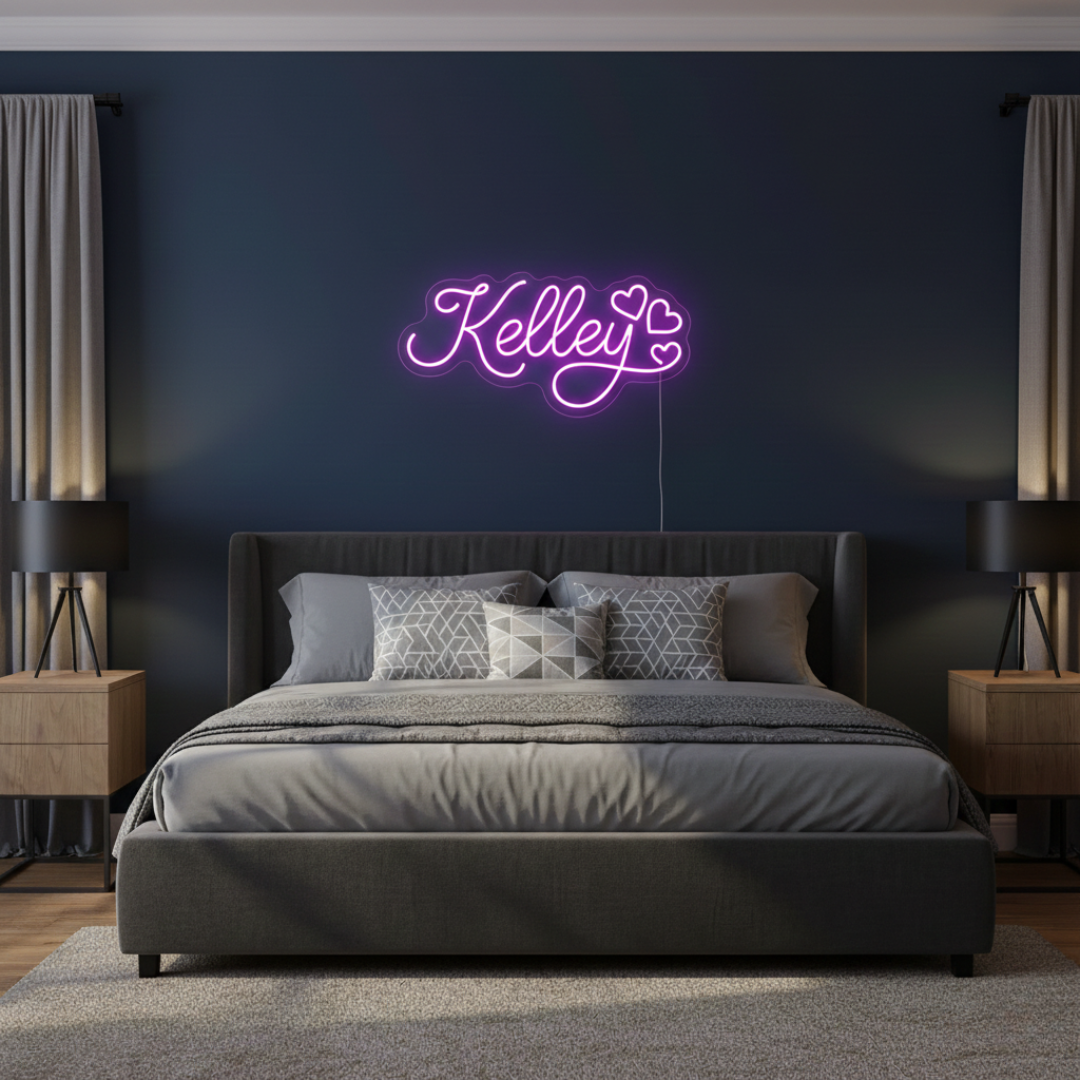 KELLEY NAME LED NEON SIGN