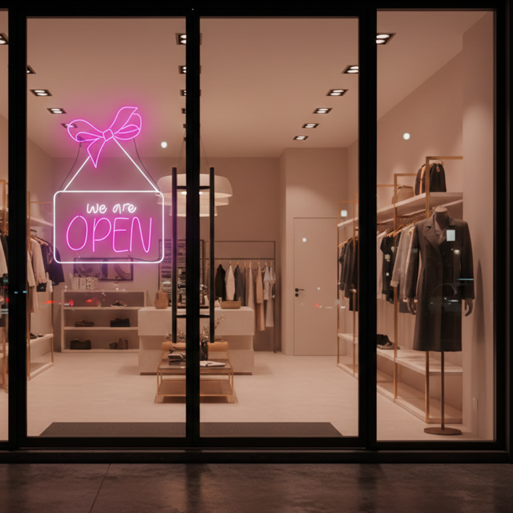 We are Open Business Neon Sign