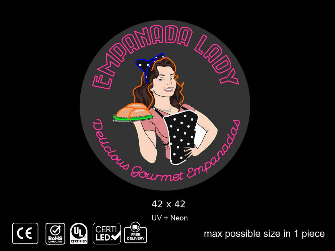 Updated Neon Size for Cid ( empanada lady Sign 42x42)